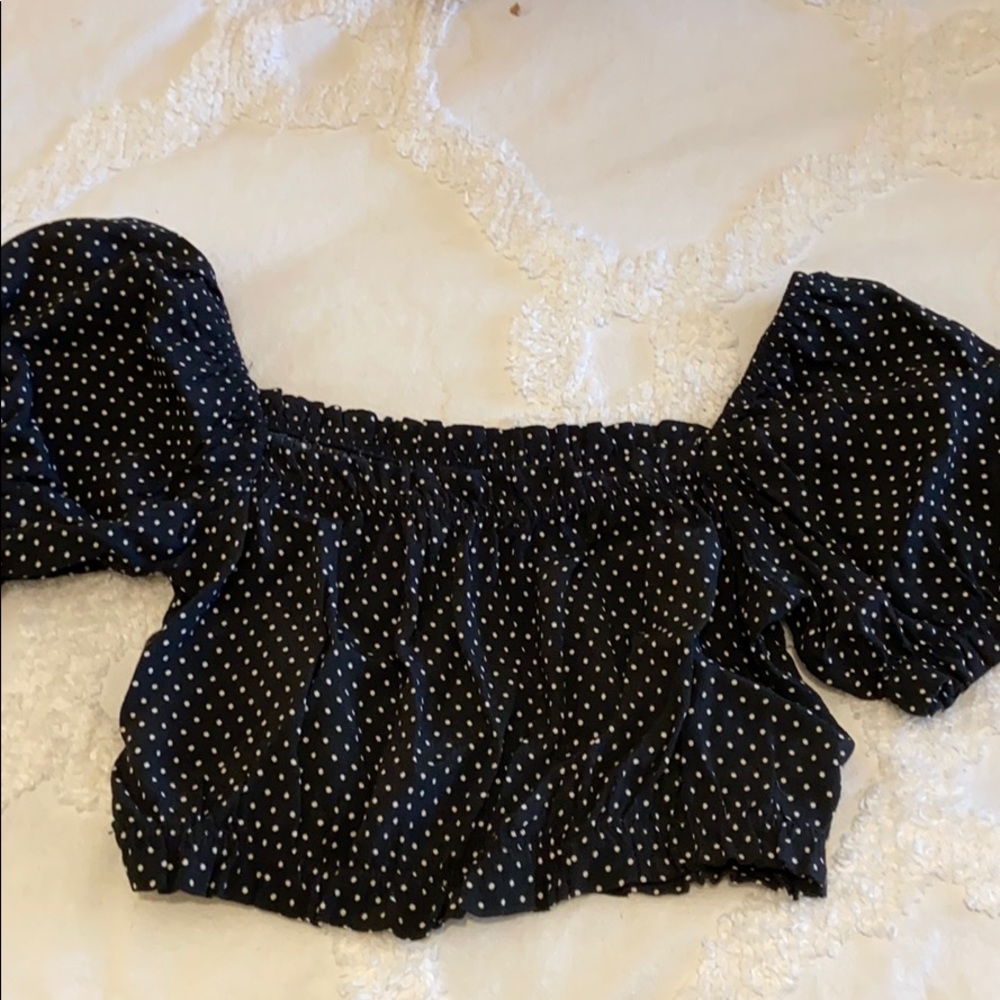 Brands Melville Polka Dot Crop